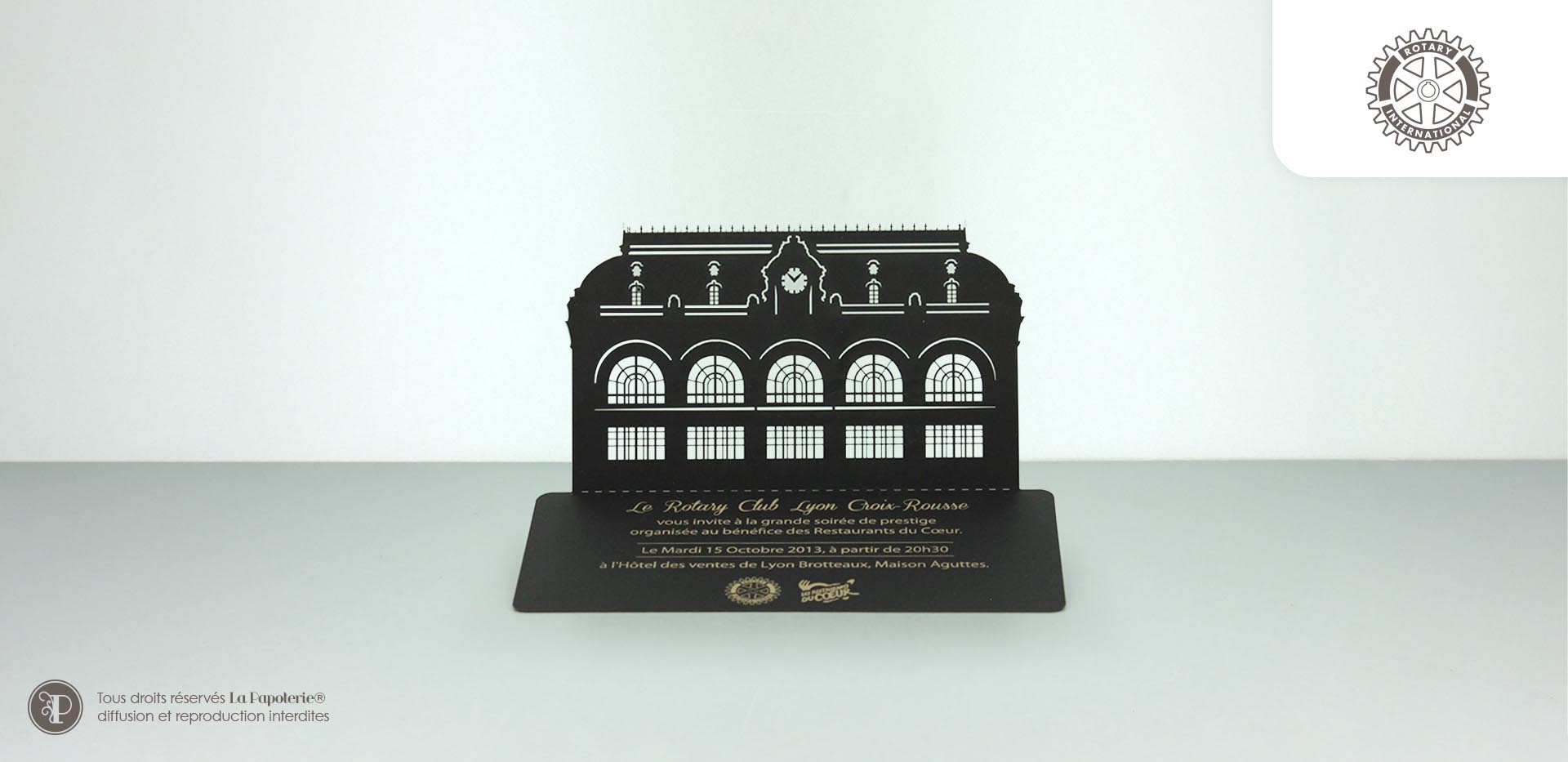 La Papoterie rotary-invitation Gift card Rotary Architecture  